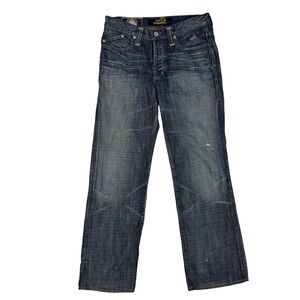 Designer Rock & Republic‎ Henlee Bootcut Jeans Mens Size 33x34 Button Fly USA
